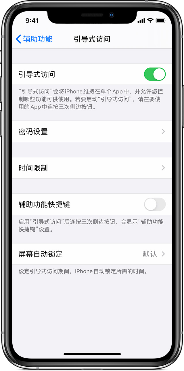 彬县苹果手机维修分享如何在 iPhone 上退出引导式访问 